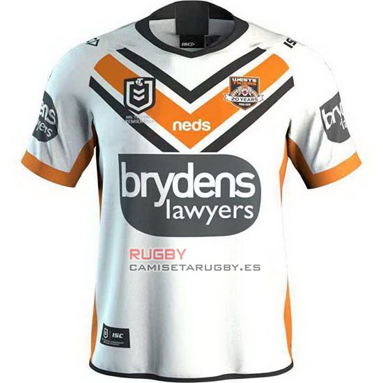 Camiseta Wests Tigers Rugby 2019-2020 Segunda